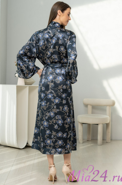 Халат длинный шелковый Mia-Amore "Roxolana" 4379 Халат длинный шелковый Mia-Amore "Roxolana" 4379