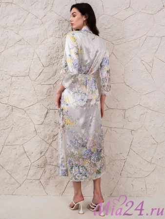 Халат длинный шелковый Mia-Amore "Lilianna" 5999