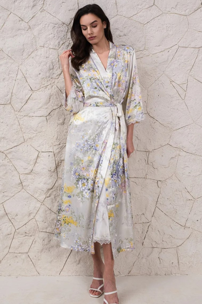 Халат длинный шелковый Mia-Amore "Lilianna" 5999