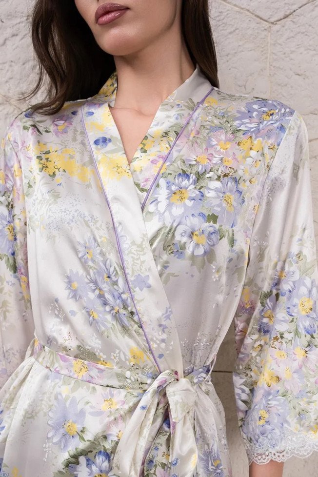 Халат длинный шелковый Mia-Amore "Lilianna" 5999