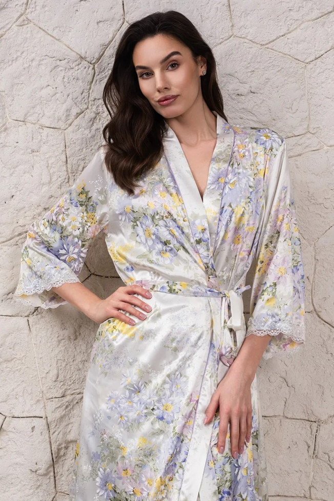 Халат длинный шелковый Mia-Amore "Lilianna" 5999