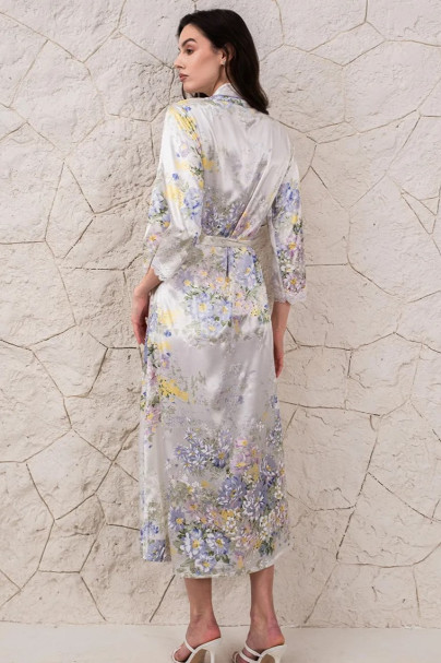 Халат длинный шелковый Mia-Amore "Lilianna" 5999