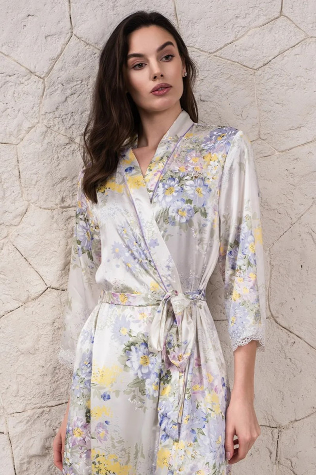 Халат длинный шелковый Mia-Amore "Lilianna" 5999