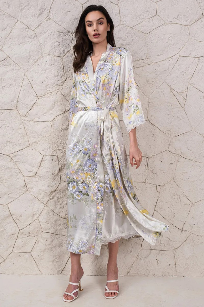 Халат длинный шелковый Mia-Amore "Lilianna" 5999