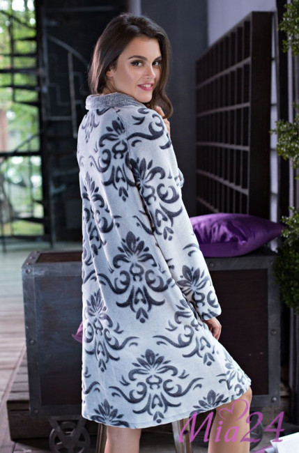 Халат из велсофта Mia-Mia "Tonia" 16173 Халат из велсофта Mia-Mia "Tonia" 16173