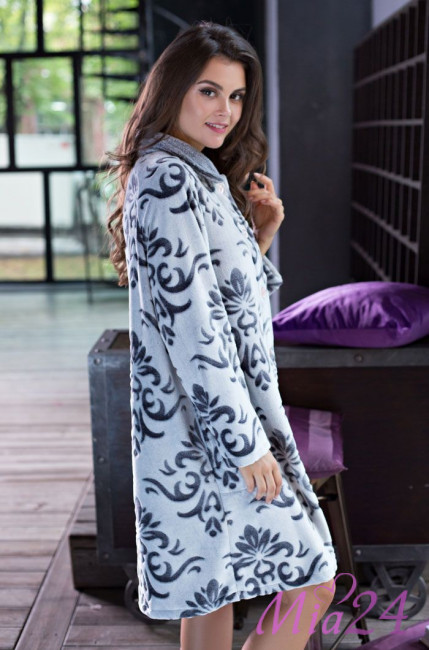 Халат из велсофта Mia-Mia "Tonia" 16173 Халат из велсофта Mia-Mia "Tonia" 16173