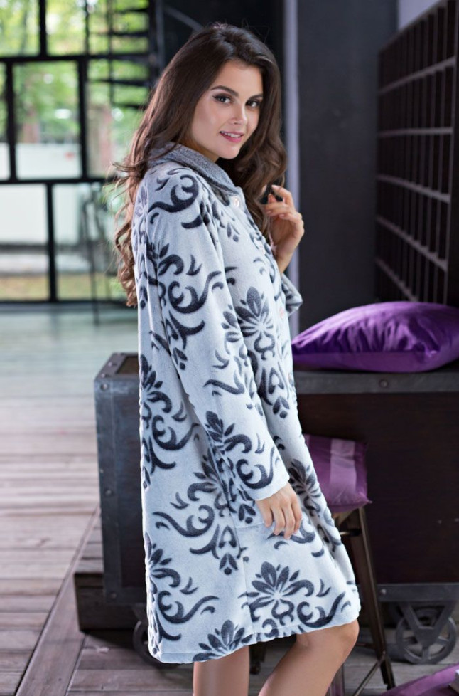 Халат из велсофта Mia-Mia "Tonia" 16173