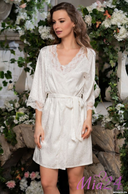 Халат женский с кружевом Mia-Amore "Beatrice" 2193 Халат женский с кружевом Mia-Amore "Beatrice" 2193