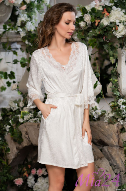 Халат женский с кружевом Mia-Amore "Beatrice" 2193 Халат женский с кружевом Mia-Amore "Beatrice" 2193