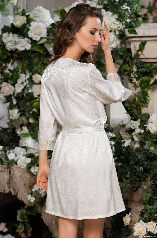 Халат женский с кружевом Mia-Amore "Beatrice" 2193  