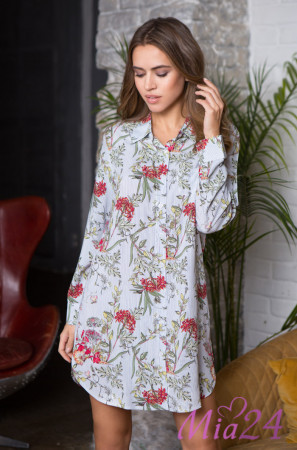 Туника домашняя из вискозы Mia-Mia "Alice" 16325 белый Туника домашняя из вискозы Mia-Mia "Alice" 16325 белый