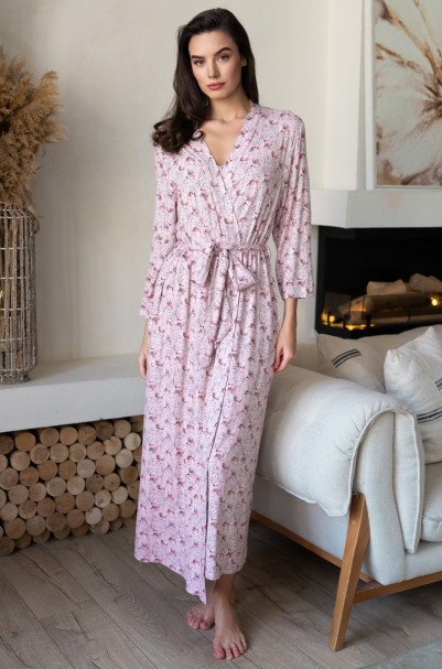 Халат длинный женский из вискозы Mia-Amore "Inessa" 5019