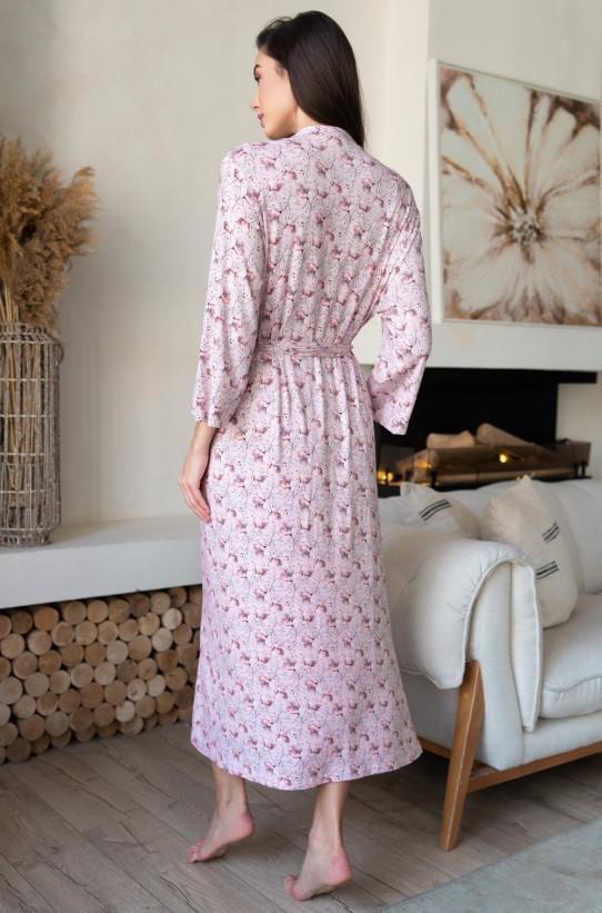 Халат длинный женский из вискозы Mia-Amore "Inessa" 5019