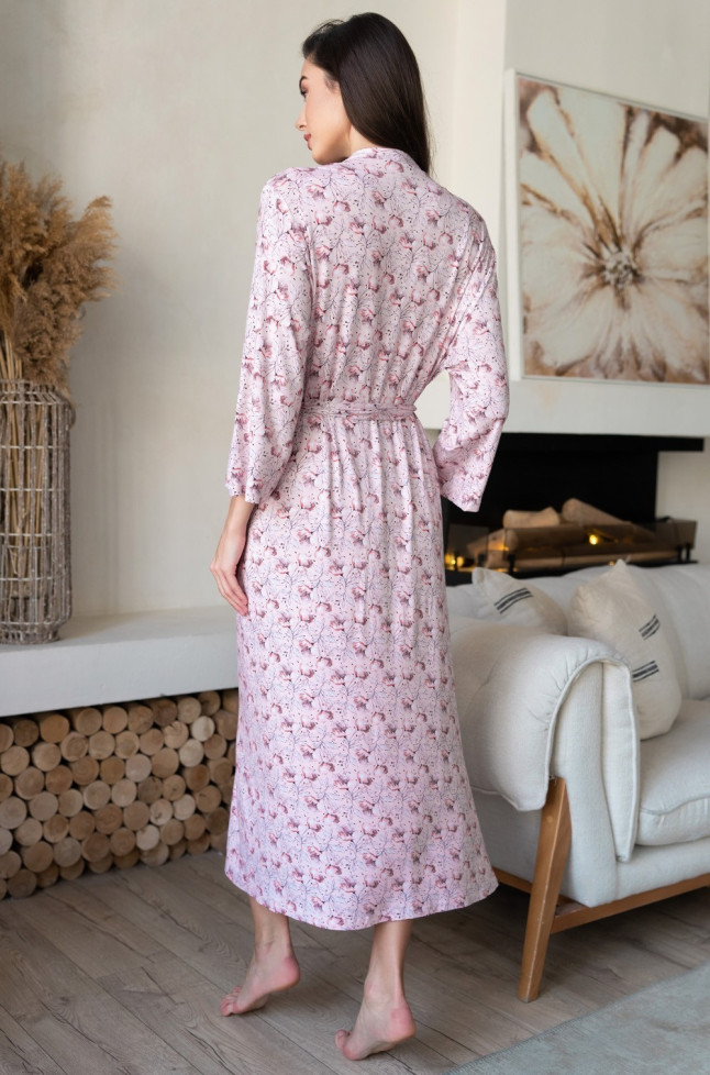 Халат длинный женский из вискозы Mia-Amore "Inessa" 5019