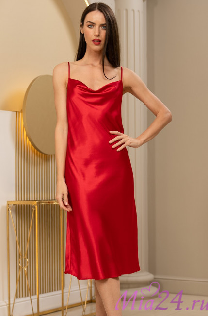 Сорочка шелковая Mia-Amore "Marjory"  3965 красный