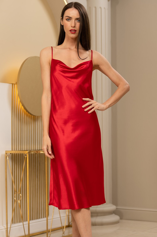 Сорочка шелковая Mia-Amore "Marjory"  3965 красный