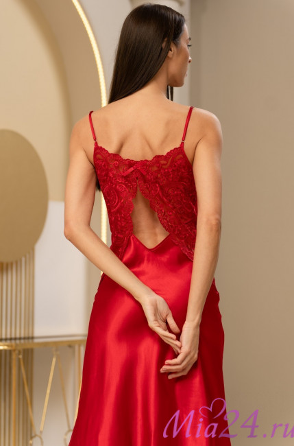 Сорочка шелковая Mia-Amore "Marjory"  3965 красный