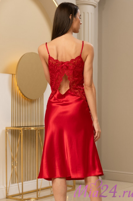 Сорочка шелковая Mia-Amore "Marjory"  3965 красный