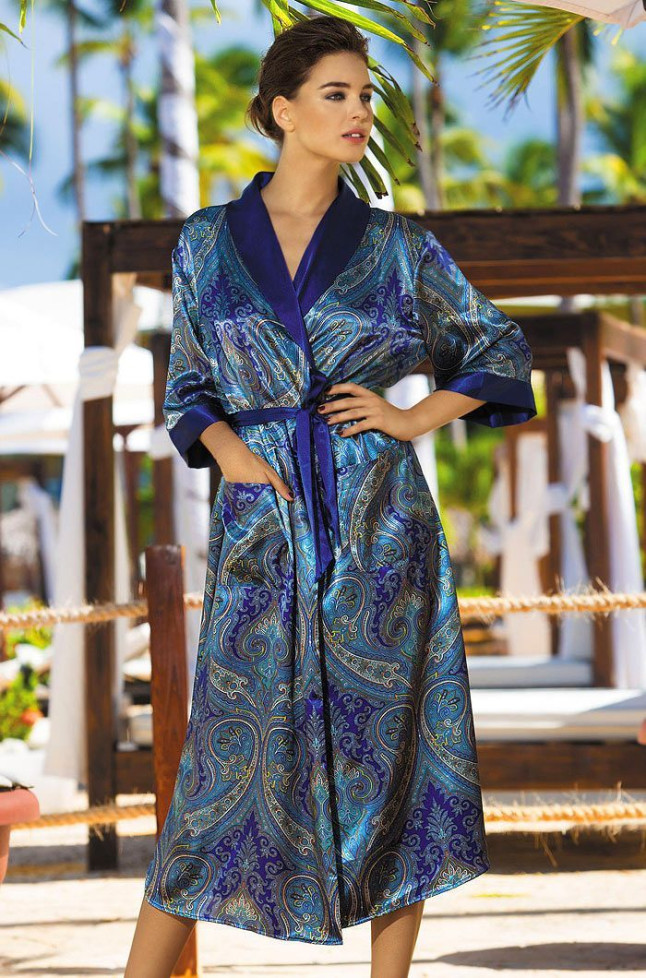 Халат женский длинный Mia-Mia "Martina" 17159