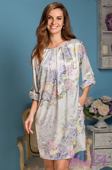 Туника домашняя шелковая Mia-Amore "Lilianna" 5997