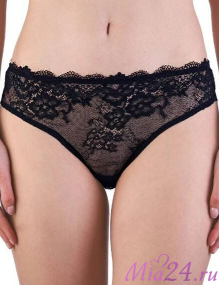 Трусики-слип Sielei "Wonder Lace" 2455 черный Трусики-слип Sielei "Wonder Lace" 2455 черный
