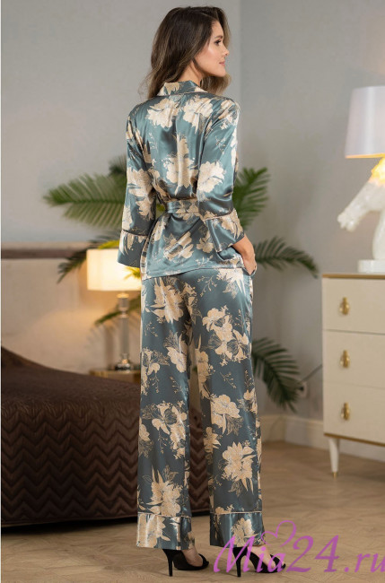 Комплект домашний женский с брюками "Ornelia" Mia-Amore 3836