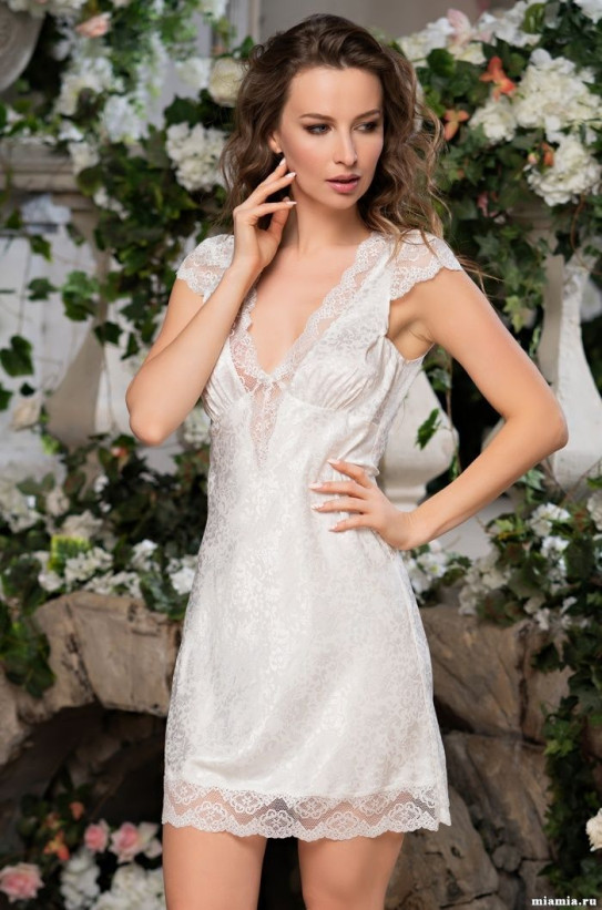 Сорочка женская с кружевным рукавом Mia-Amore "Beatrice" 2194