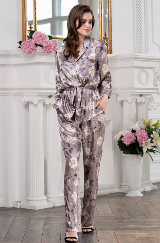 Комплект-двойка шелковый домашний Mia Amore "Gracia" 3206