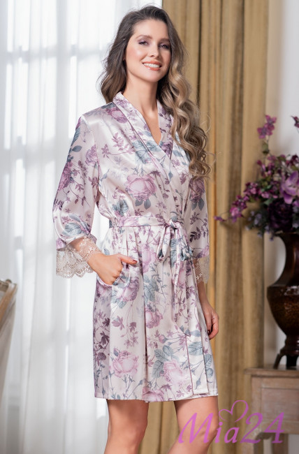 Халат шелковый Mia-Amore "Miracle" 3544  Халат шелковый Mia-Amore "Miracle" 3544