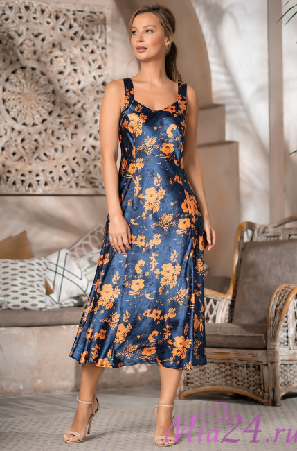 Сорочка длинная шелковая Mia-Amore "Qiara" 3785