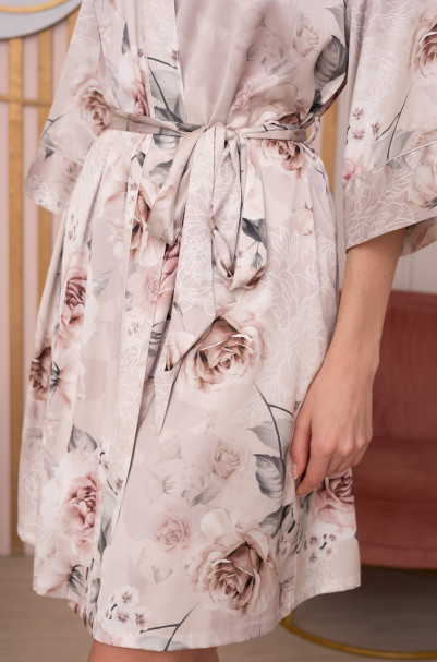 Халат женский шелковый Mia-Amore "Clariss" 4163