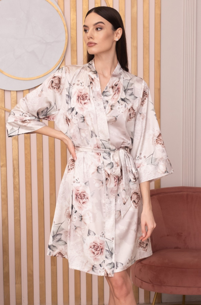 Халат женский шелковый Mia-Amore "Clariss" 4163