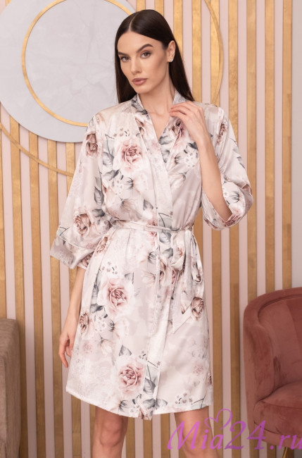 Халат женский шелковый Mia-Amore "Clariss" 4163 Халат женский шелковый Mia-Amore "Clariss" 4163