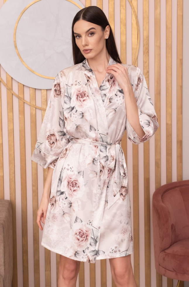 Халат женский шелковый Mia-Amore "Clariss" 4163