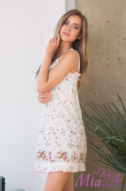 Сорочка женская короткая из хлопка Mia-Mia "Daisy" 16310 Сорочка женская короткая из хлопка Mia-Mia "Daisy" 16310