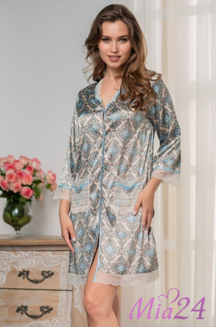 Халат женский на пуговицах Mia-Amore "Palermo" 9697 Халат женский на пуговицах Mia-Amore "Palermo" 9697