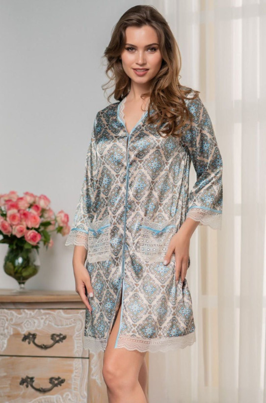 Халат женский на пуговицах Mia-Amore "Palermo" 9697