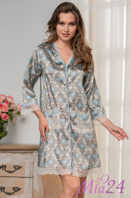 Халат женский на пуговицах Mia-Amore "Palermo" 9697 Халат женский на пуговицах Mia-Amore "Palermo" 9697