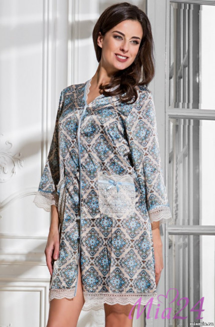 Халат женский на пуговицах Mia-Amore "Palermo" 9697 Халат женский на пуговицах Mia-Amore "Palermo" 9697