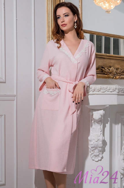 Длинный женский халат Mia-Mella "Vivien" 6369 Длинный женский халат Mia-Mella "Vivien" 6369