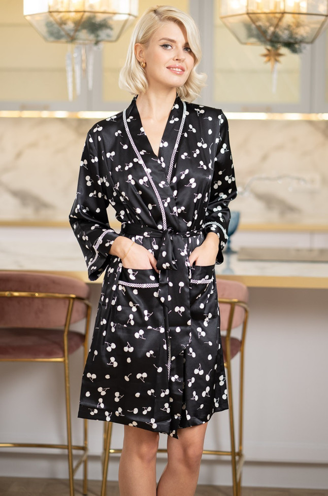 Халат женский Mia-Amore "Winter Cherry" 7153