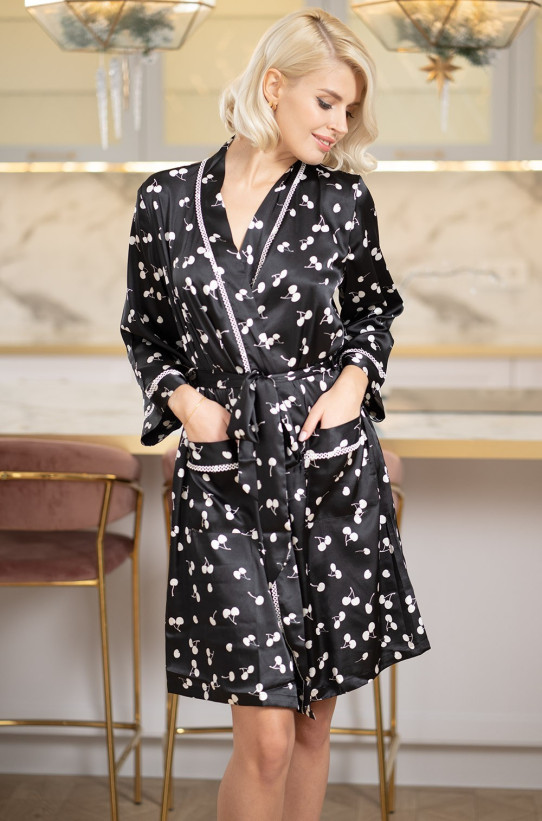 Халат женский Mia-Amore "Winter Cherry" 7153