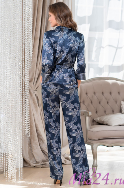 Комплект-тройка домашний женский шелковый Mia-Amore Vanessa 3776