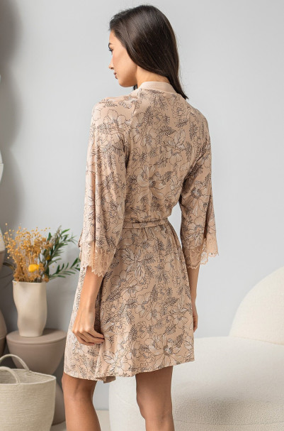 Халат домашний женский из вискозы Mia-Amore "Nelly" 1943