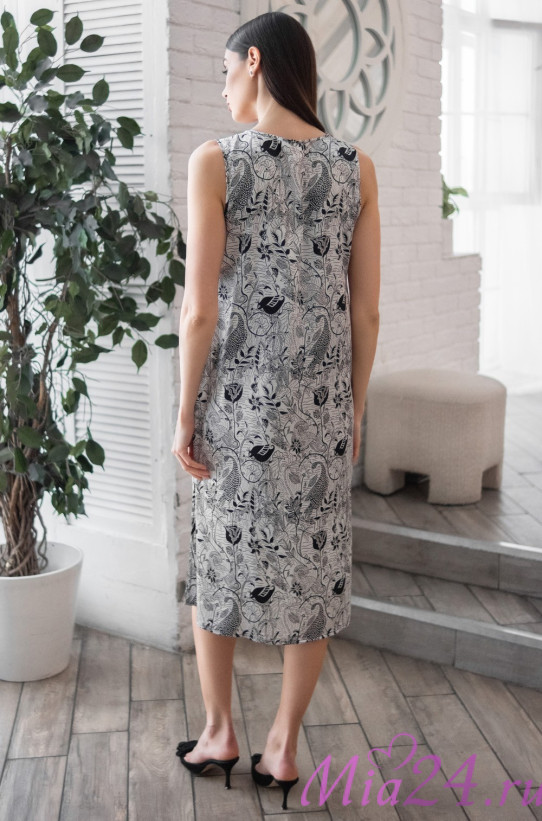 Сорочка шелковая женская длинная Mia-Amore "Charline" 4098