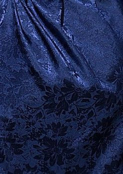 Сорочка женская длинная из жаккарда Mia-Mia "Anabel" 17118 синий