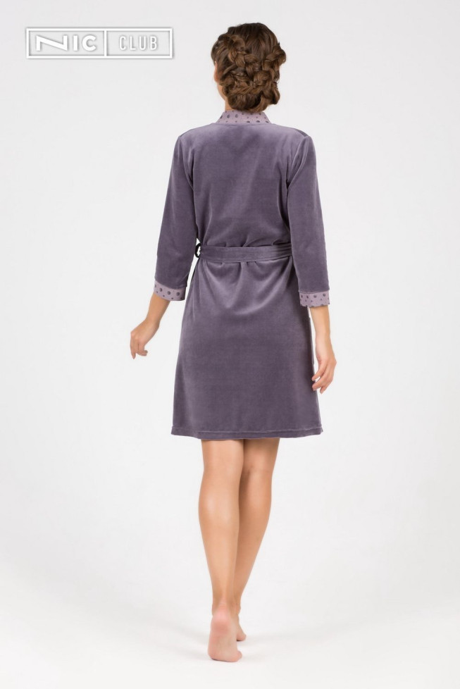 1602 Халат велюровый Dolce