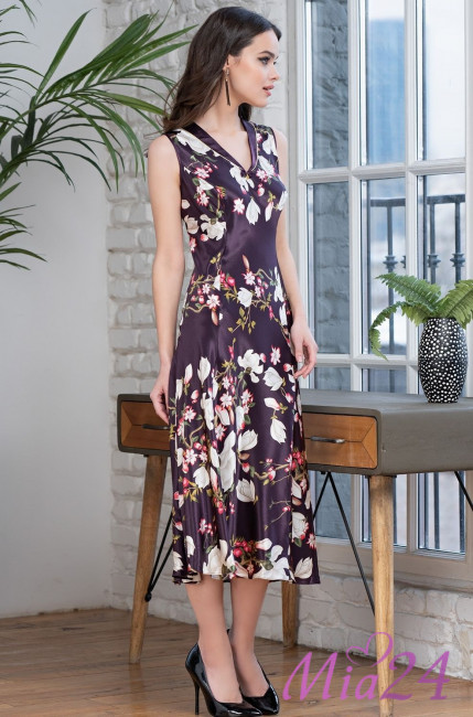 Сорочка длинная шелковая Mia-Amore "Magnolia" 3528 Сорочка длинная шелковая Mia-Amore "Magnolia" 3528