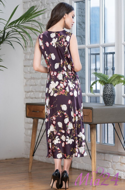 Сорочка длинная шелковая Mia-Amore "Magnolia" 3528 Сорочка длинная шелковая Mia-Amore "Magnolia" 3528