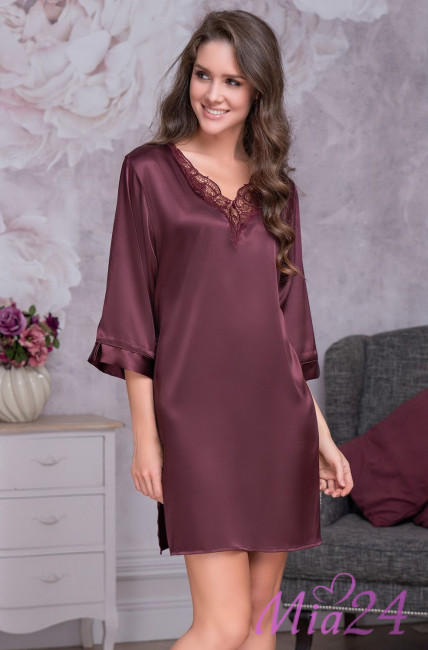 Туника женская Mia-Mella "Mirabella Fashion" 2215 сливовый Туника женская Mia-Mella "Mirabella Fashion" 2215 сливовый